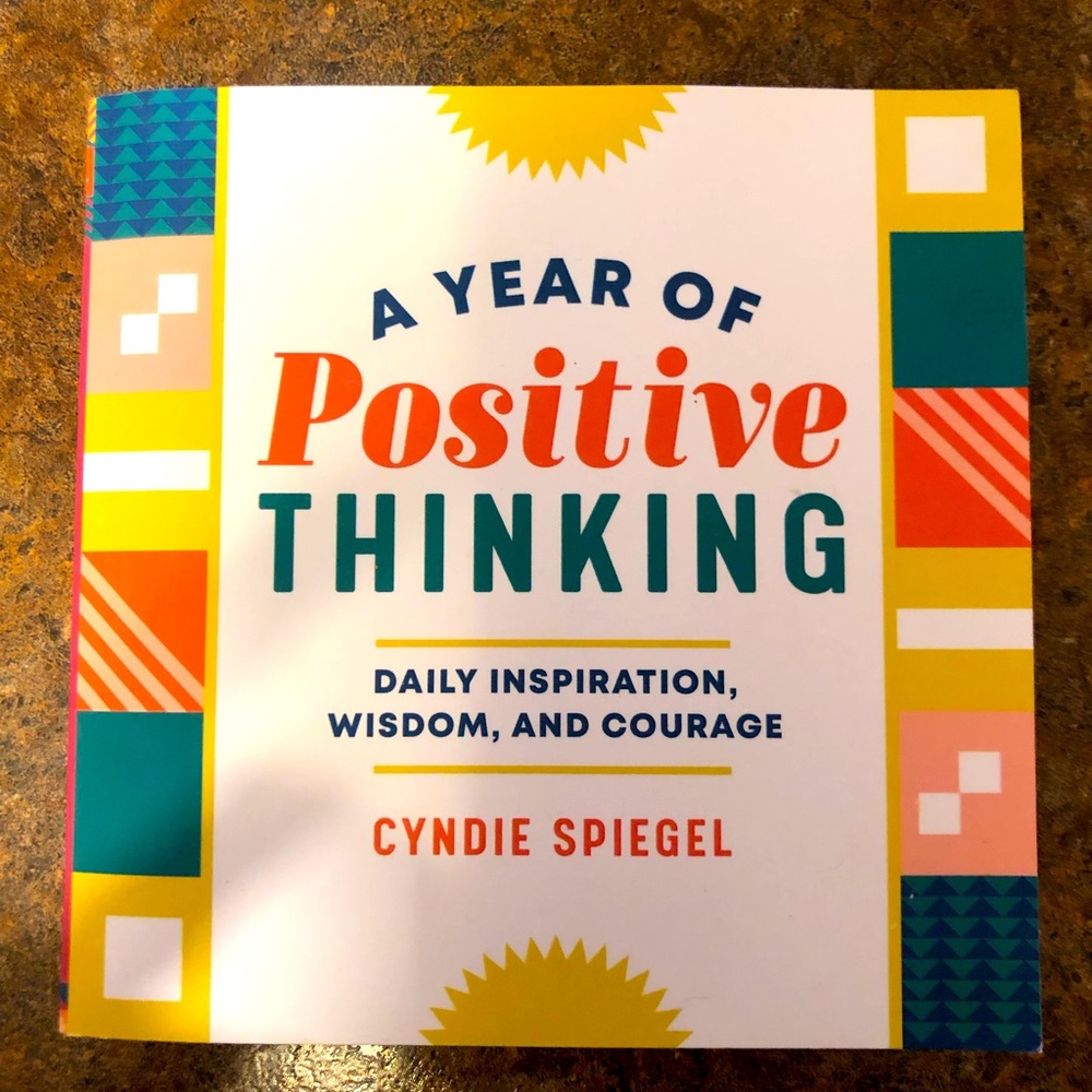 NEW: “A Year of Positive Thinking” by Cyndie Spiegel.